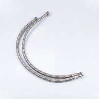 1/2"XM10 ss 304 wire braided flexible hose for kitchen faucet